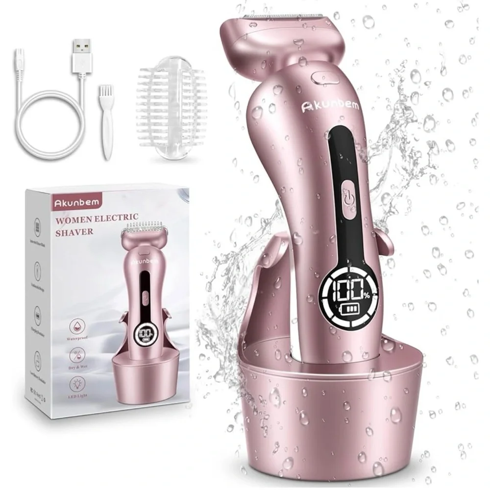 Akunbem Women Electric Shaver - Pink NEW